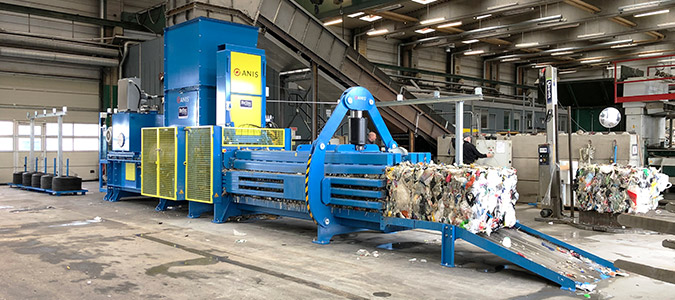 Anis kanalballepresser installeret og idriftsat ved ARC - ReTec