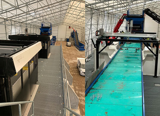 Montage af robotsorteringsanlæg - ReTec