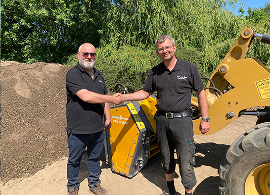 Aflevering af ViperMetal sorteringsskovl - ReTec