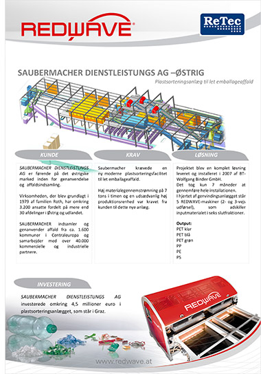 Plastsortering - anlæg til sortering af plast